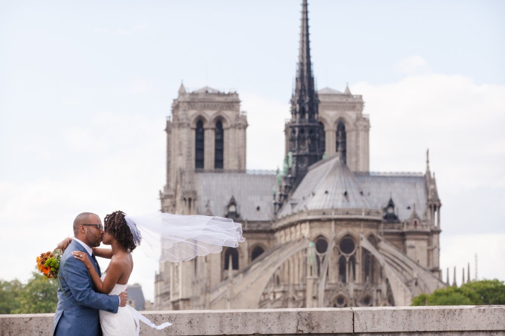 Paris wedding photography, Notre dame Paris