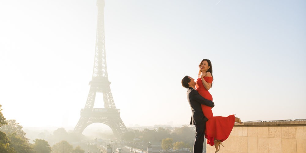 Paris Surprise proposal photographer at the Eiffel tower.