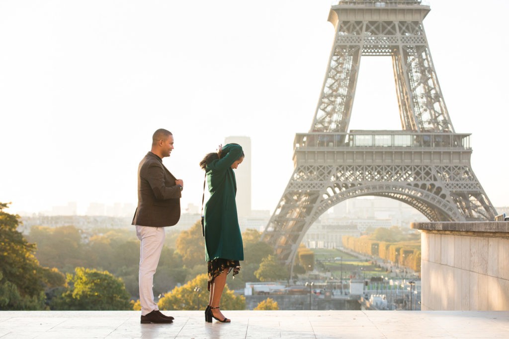 Surprise marriage proposal in Paris, Paris photographer Julien LB Photography Paris